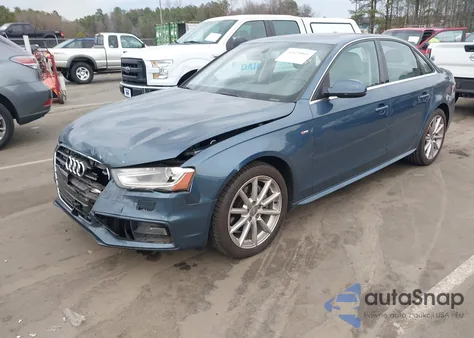 2015 Audi A4 2.0T Premium from USA, damaged, VIN WAUBFAFL1FN024783